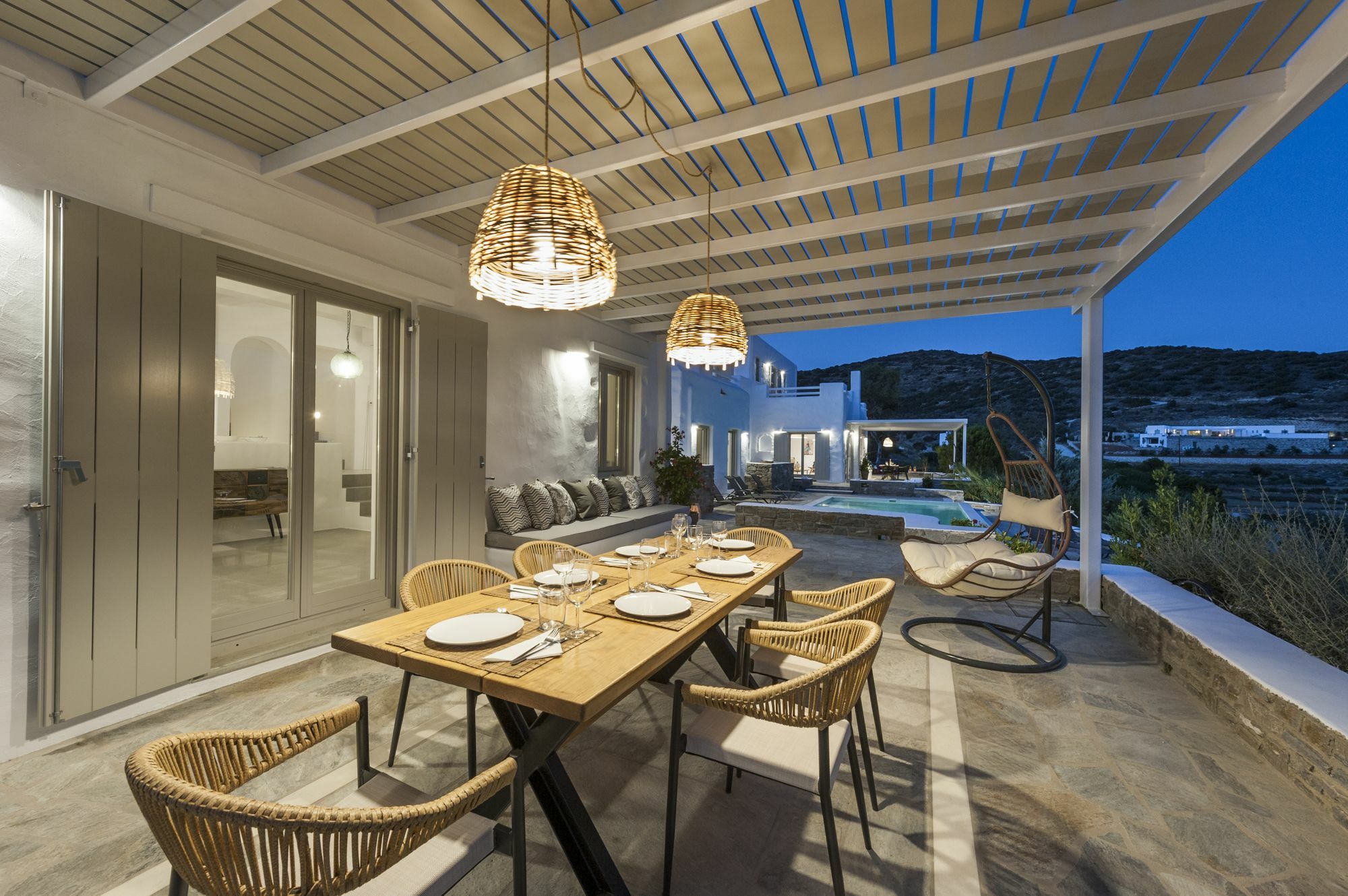 Niriides Luxury Villas Alikí Eksteriør bilde