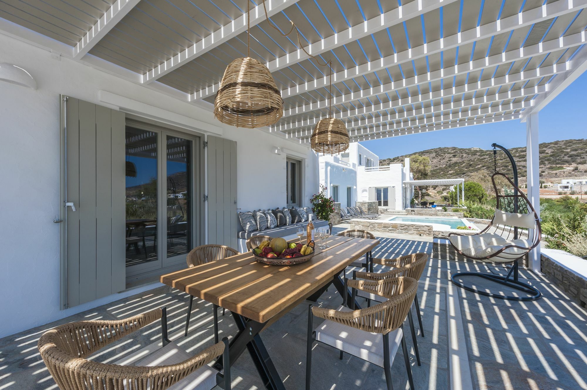 Niriides Luxury Villas Alikí Eksteriør bilde